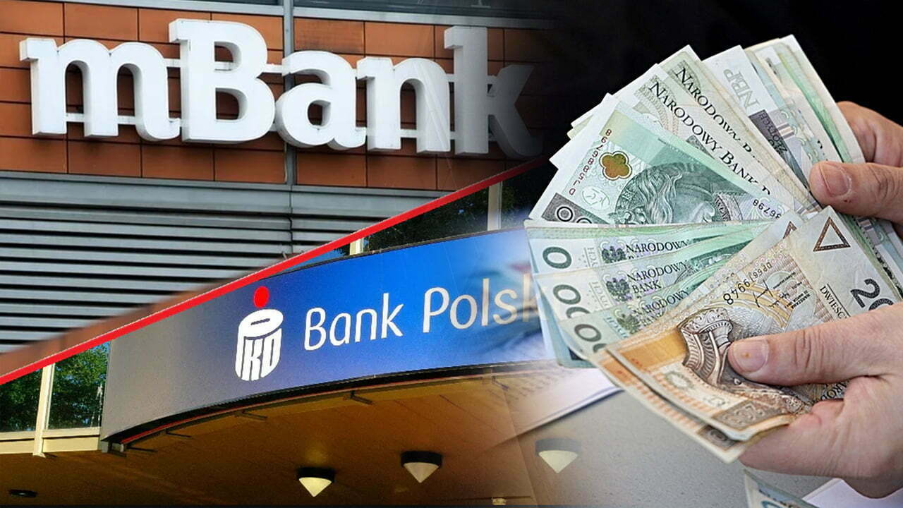 Banki PKO BP mBank Millennium BLIK pieniądze Santander news