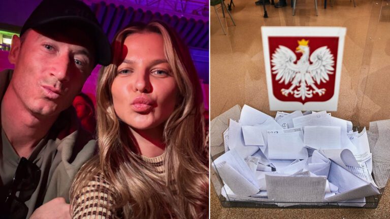 Anna Robert Lewandowscy wybory 2025 na kogo głosowali