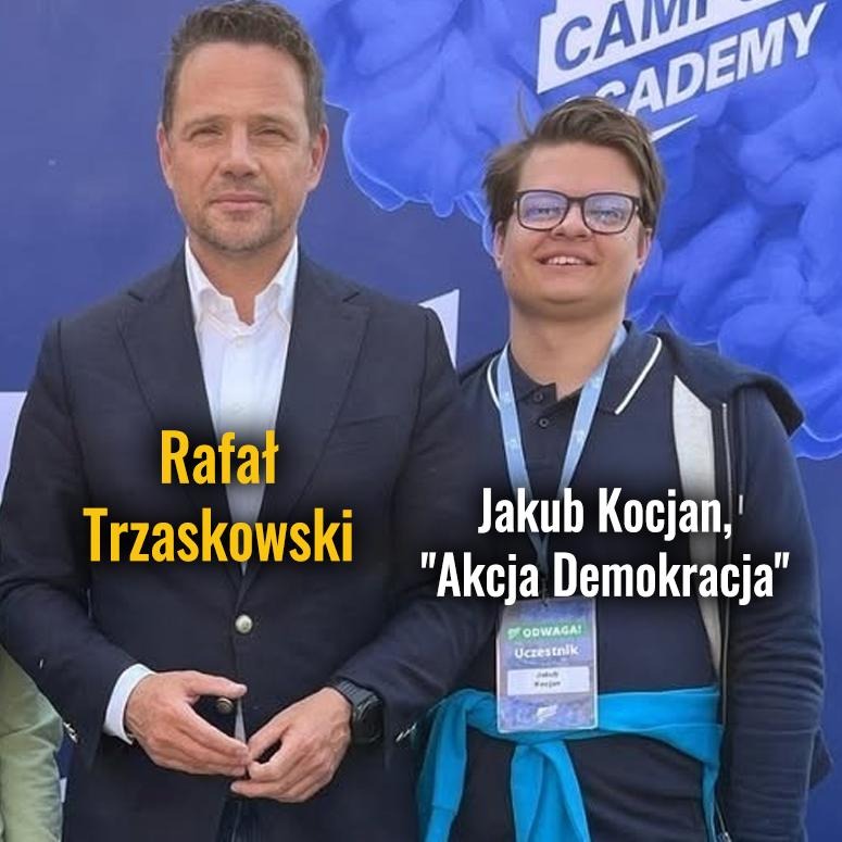 Trzaskowski Kocjan wybory 2025 Akcja Demokracja