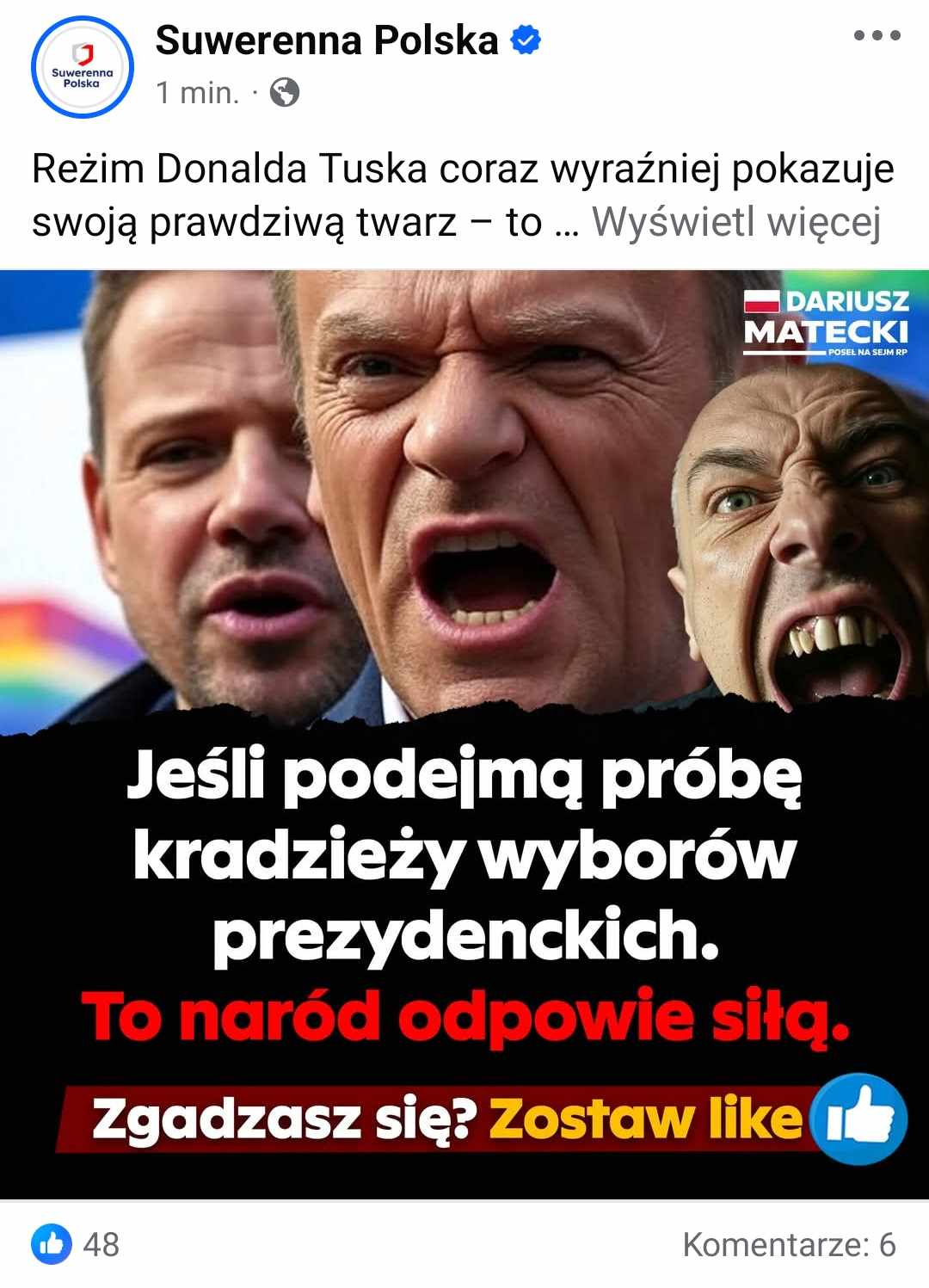 Dariusz Matecki wpis