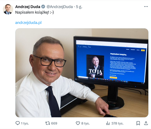 Duda książka news 27 06 2025