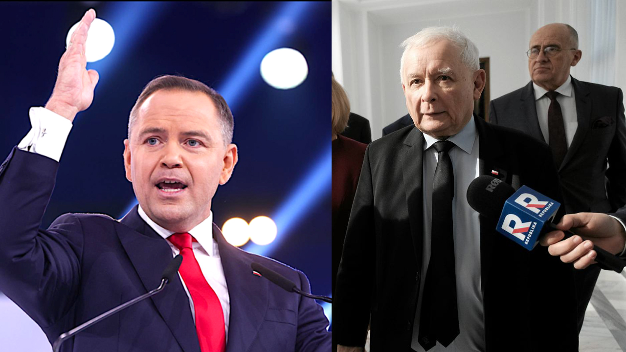 Kaczyński o wyborach 2025 o Tusku Nawrocki