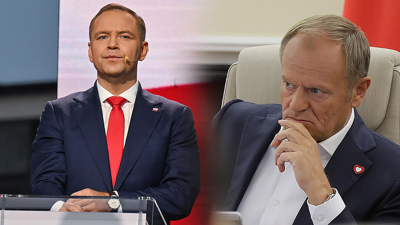 Karol Nawrocki pierwsza decyzja CPK rząd Tusk Lasek news 2025