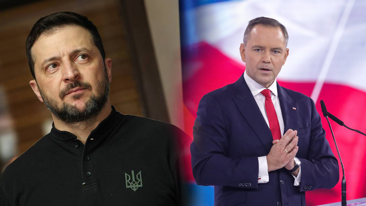 Zełenski Nawrocki pierwsza wizyta Nawrockiego 2025