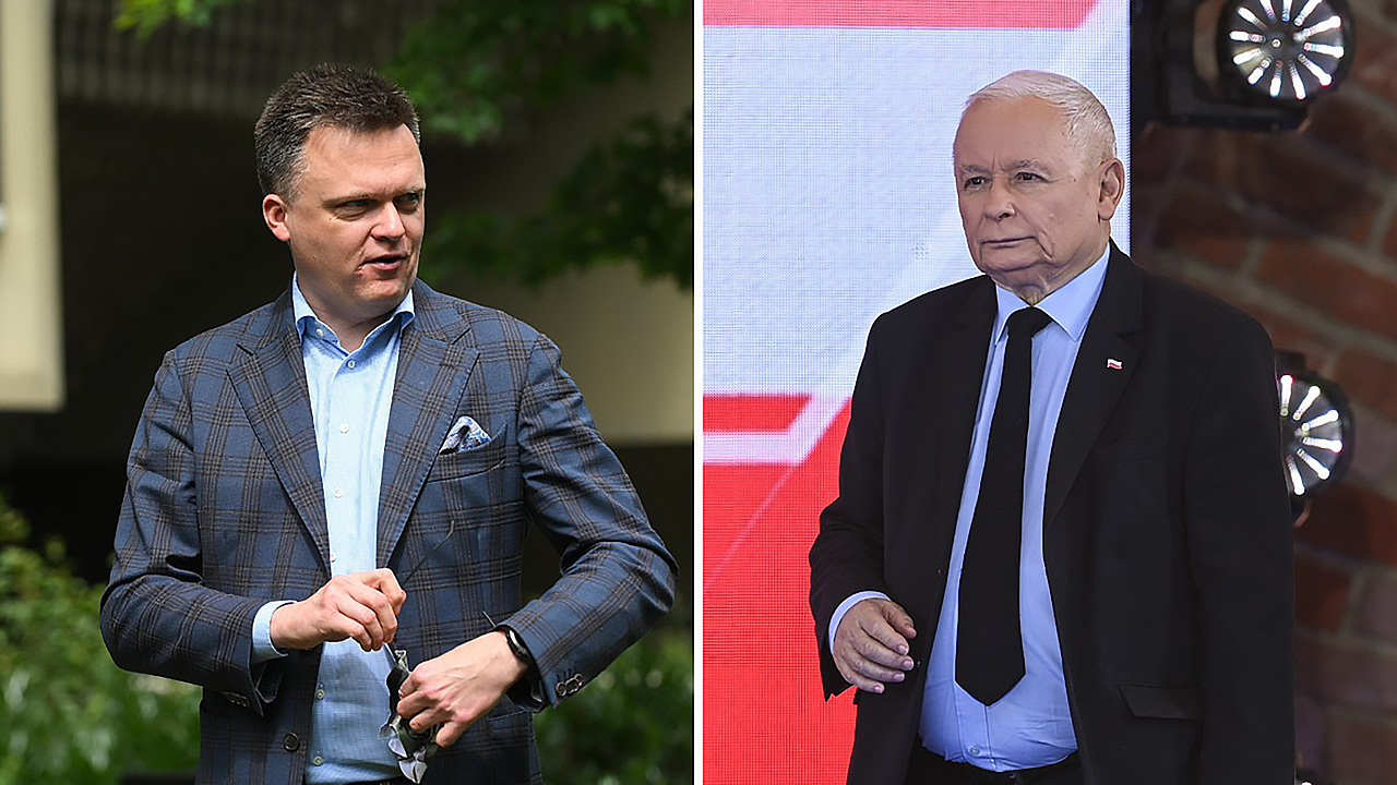Szymon Hołownia i Kaczyński koalicja 2025 2026