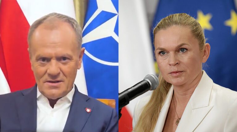 Tusk Nowacka romans reakcja news 2025