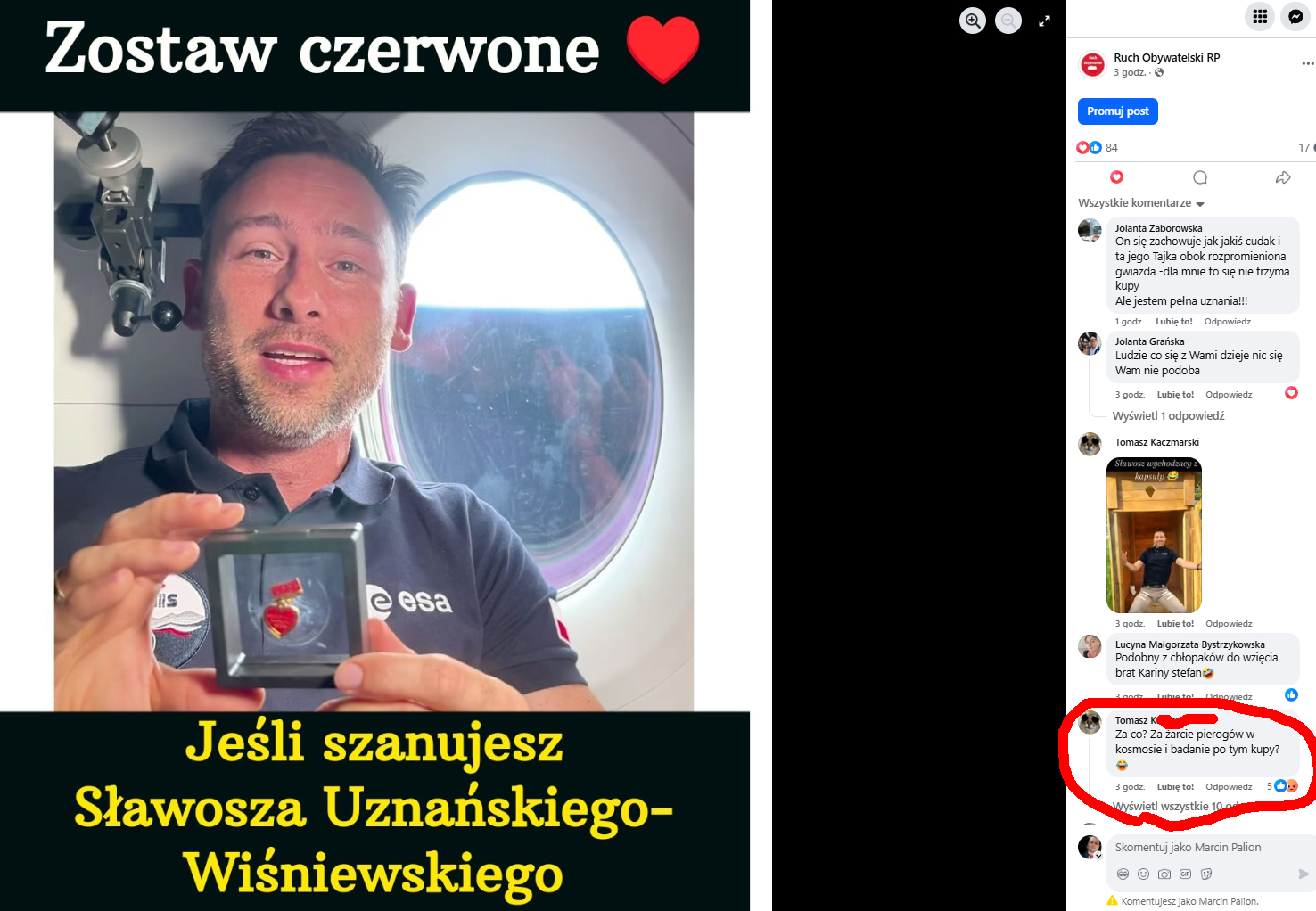 Uznanski Wisniewski hejt