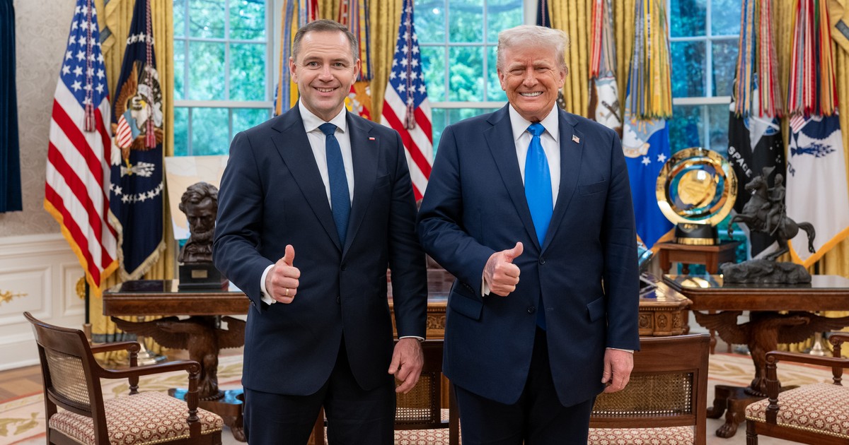 Karol Nawrocki i Donald Trump