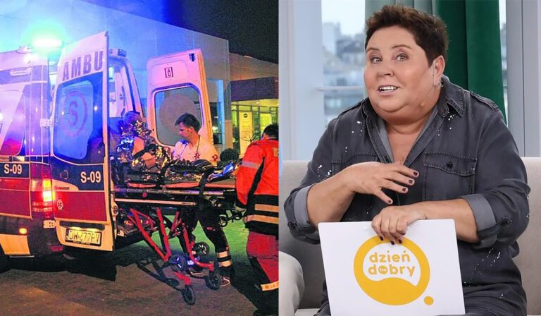 Dorota Wellman Dzień Dobry TVN zemdlała pogotowie karetka news 08 2025