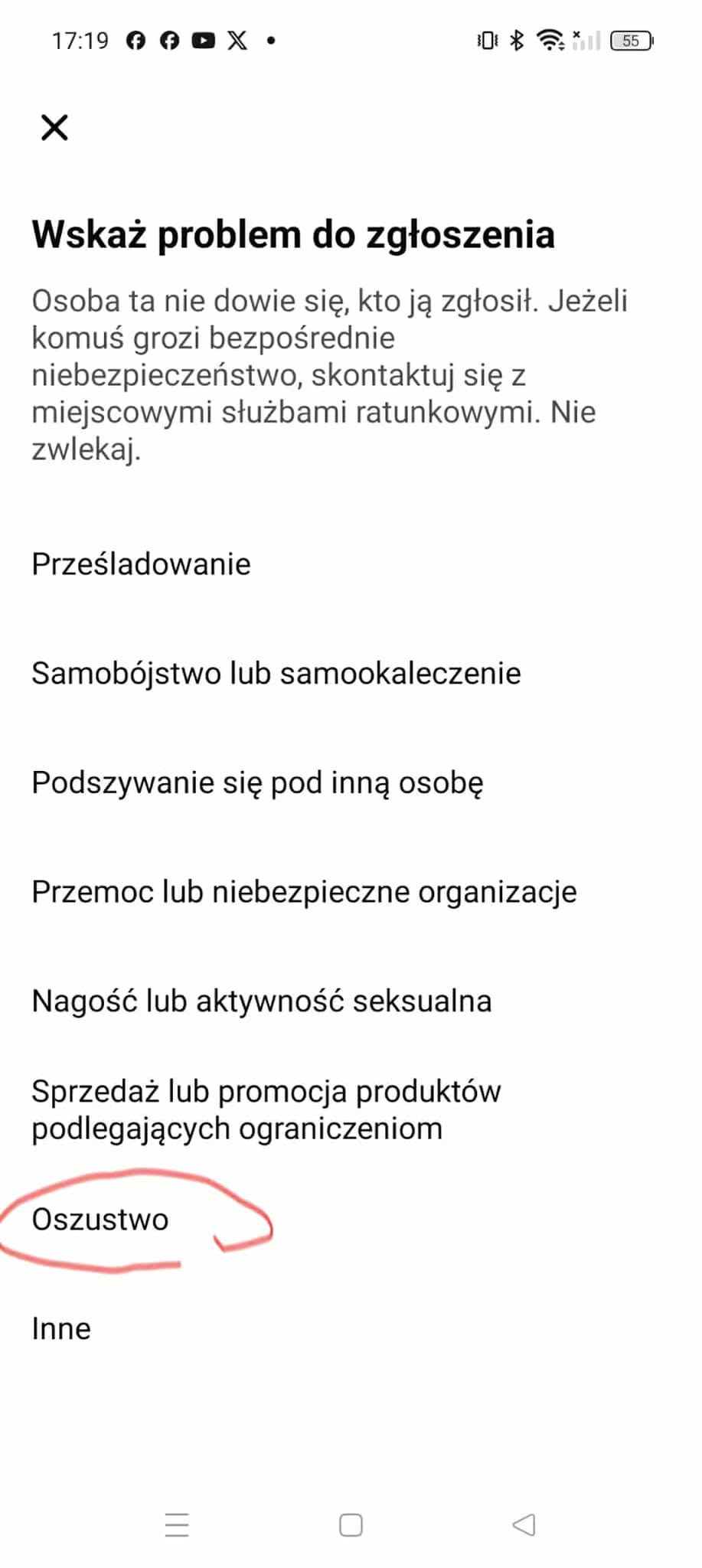 Fb MEssenger oszustwo 3