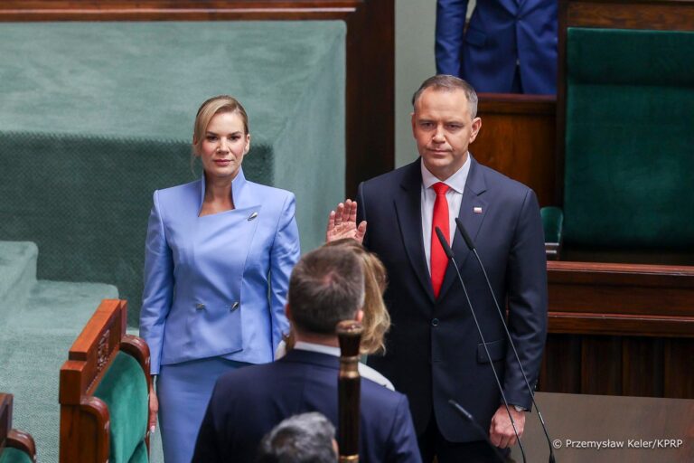 Karol Nawrocki i Marta Nawrocka przysiega 6 08 2025