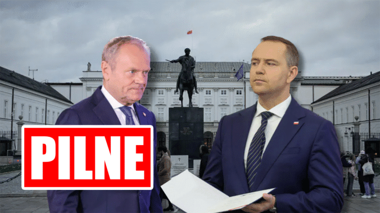 Nowy sondaż sierpień 2025 Nawrocki Tusk news
