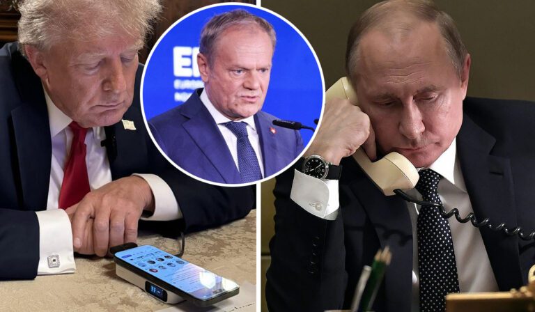 Trump Putin Tusk rozmowa telefoniczna news 20 08 2025